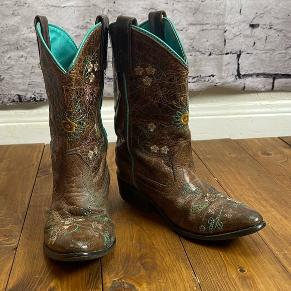smoky mountain boots Shoes Smoky Mountain Boots Florence Brown Leather Boots With